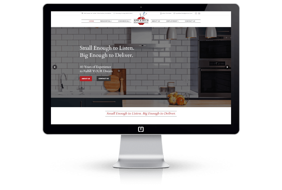 Construction Company Website Design